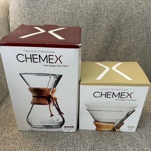 Chemex 8 cup pour over coffee maker